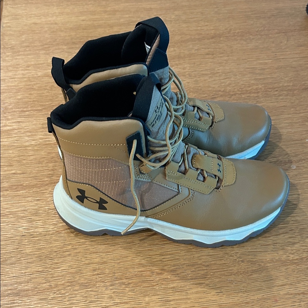 Under Armour Tan High-Top Boots